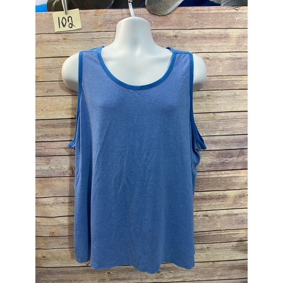 Lululemon Tank Top Mens Blue XL Extra Large Get Outside Get Sweaty Running Gym - Picture 1 of 8